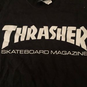 Black Small Thrasher Shirt